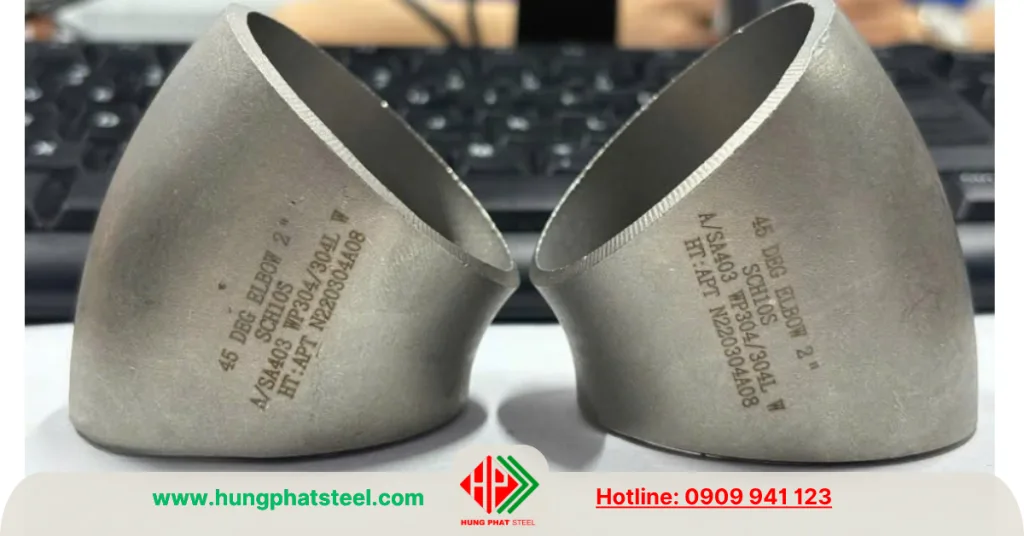 Co lơi hàn inox 45 độ (chếch)