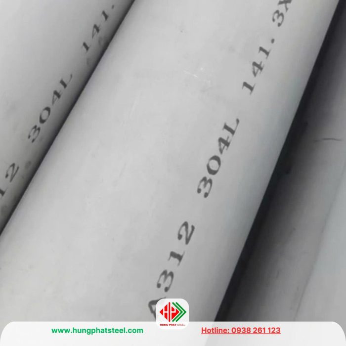 Ống inox 304 phi 141 DN125