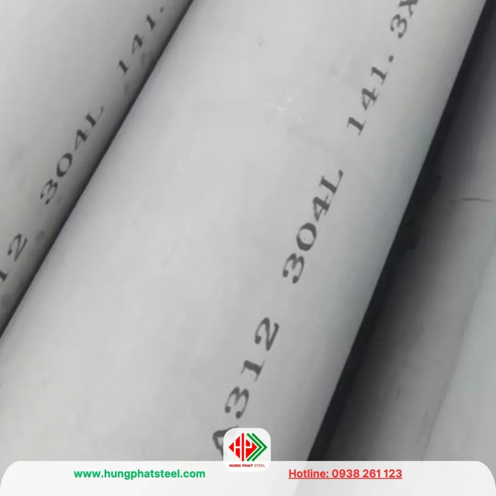 Ống inox 304 phi 141 DN125