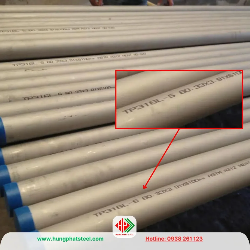 Ống inox 316 phi 60