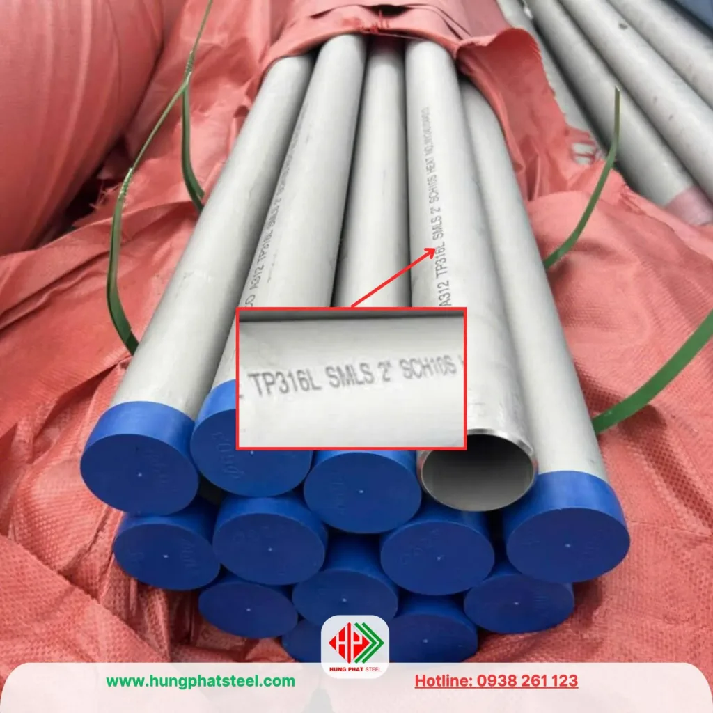 Ống inox 316 phi 60 DN50 - 2 inch