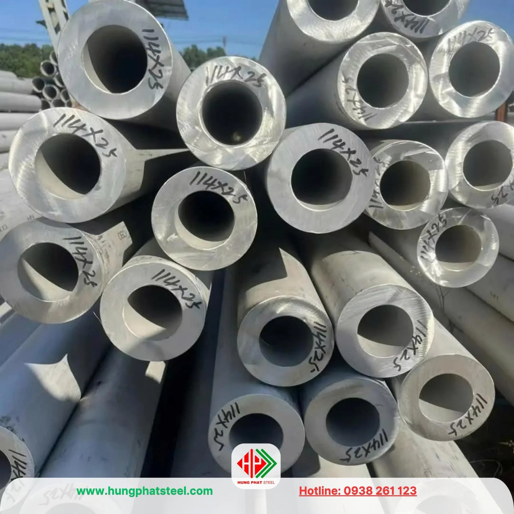 Ống inox phi 114