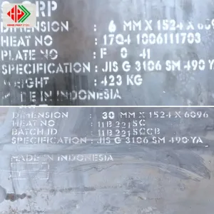 Thép tấm SM490