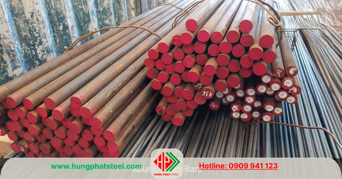 Thép tròn đặc phi 36 (láp D36)