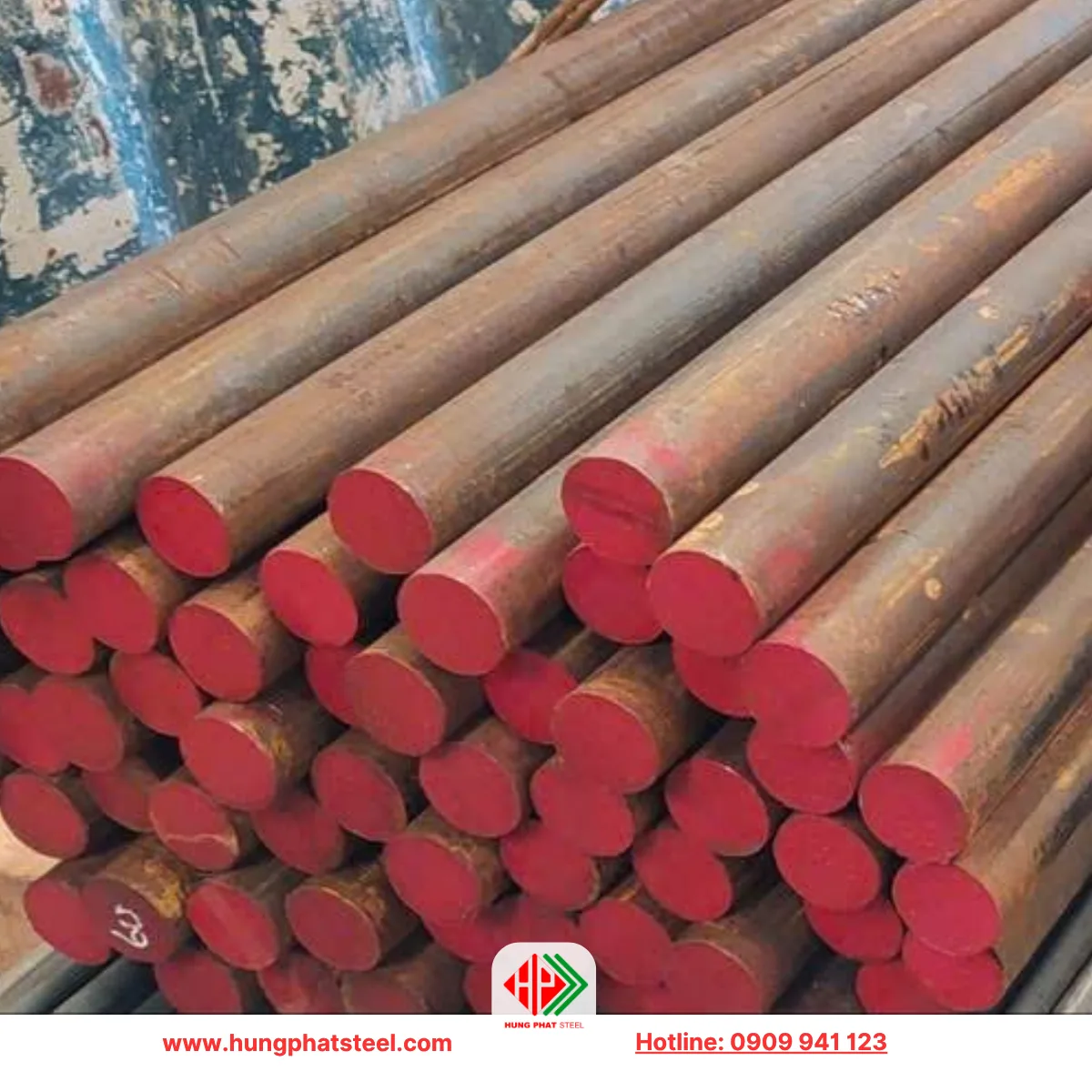 Thép tròn đặc phi 36 (láp D36)