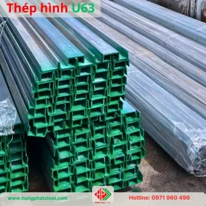 Thép Hình U63 - Sắt U63