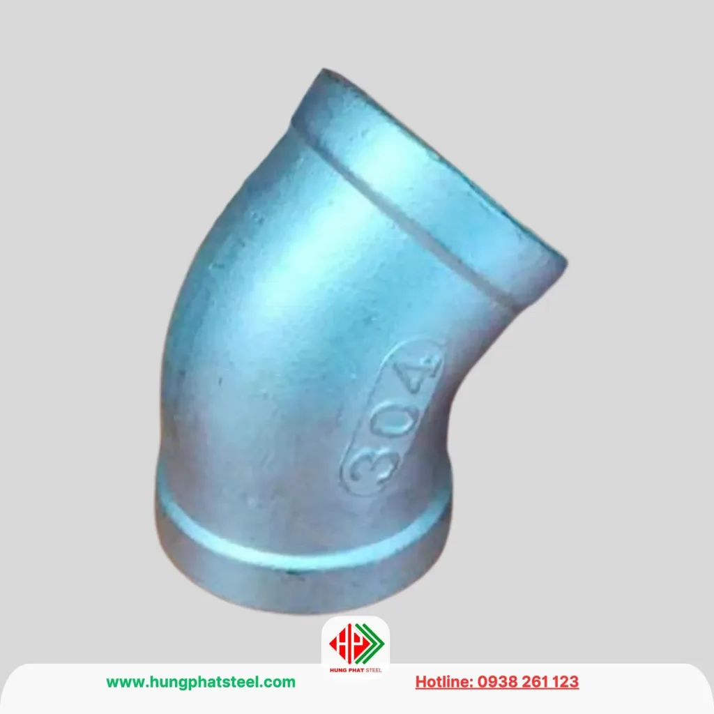 Co lơi 45 độ inox 304