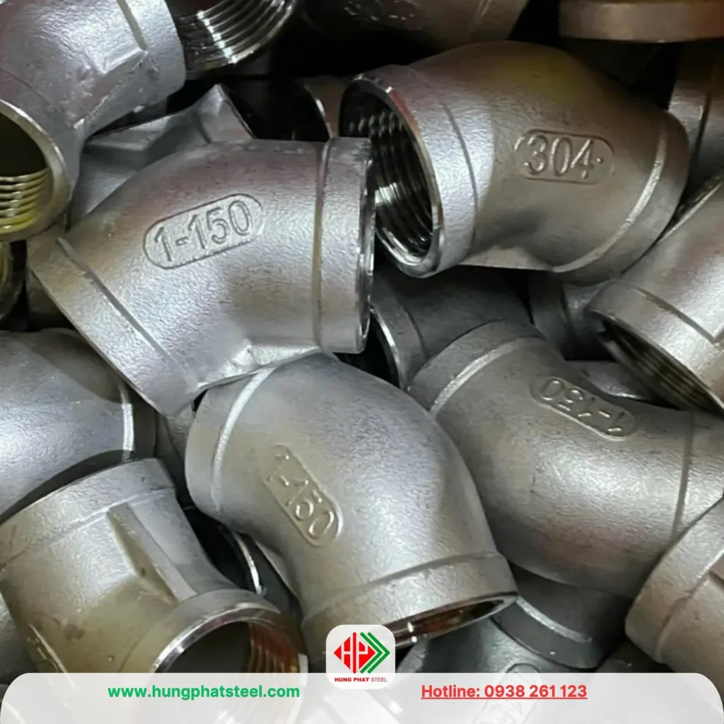 Co lơi 45 độ inox 304