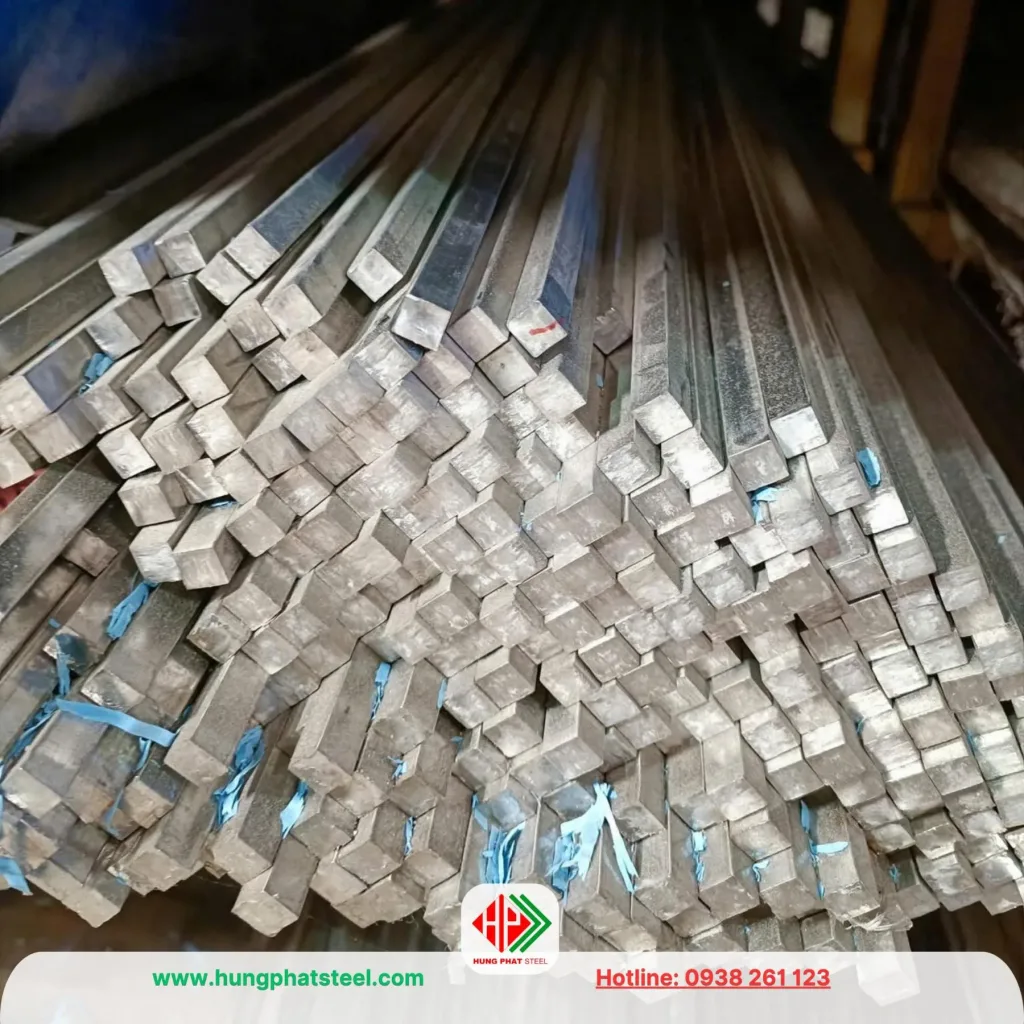 INOX vuông đặc 22x22