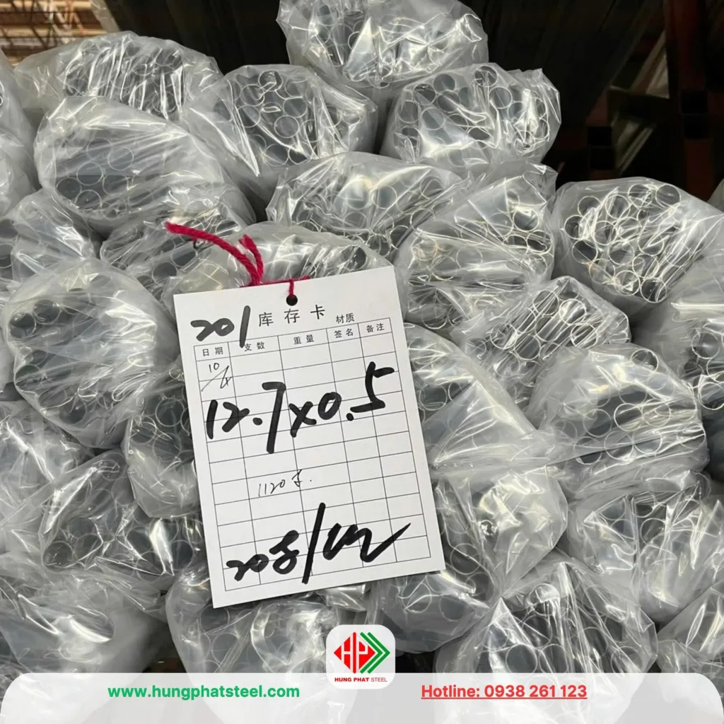 Ống inox 201 phi 12.7