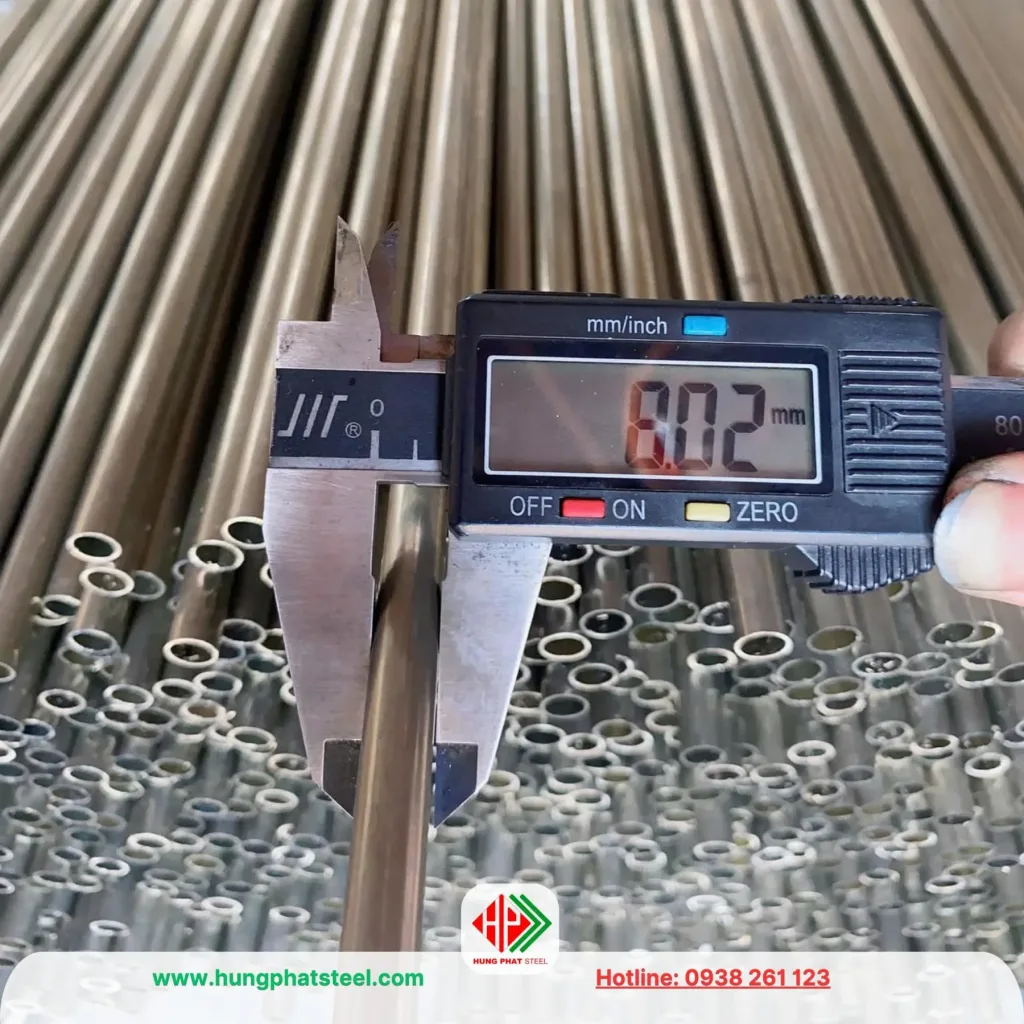 Ống inox 304 phi 8