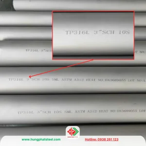 Ống inox 316 phi 90 DN80 (3 inch)