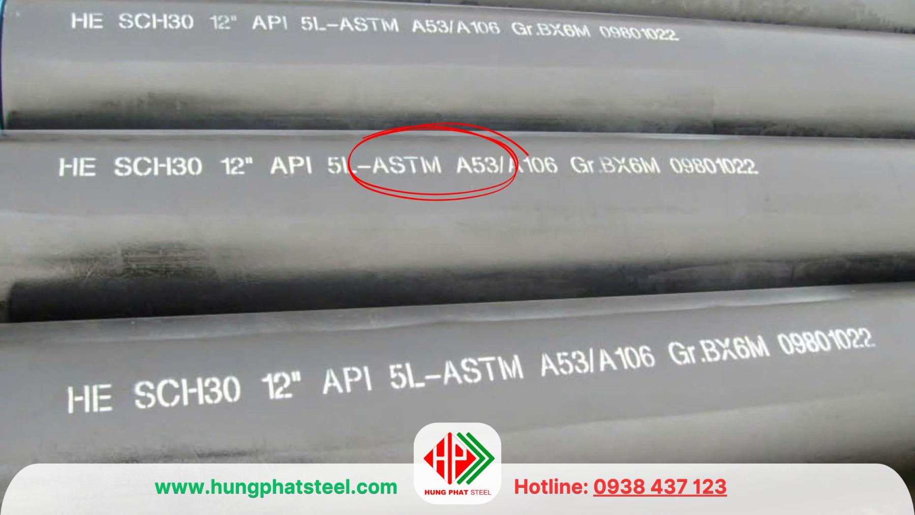 Ống thép đúc ASTM A53