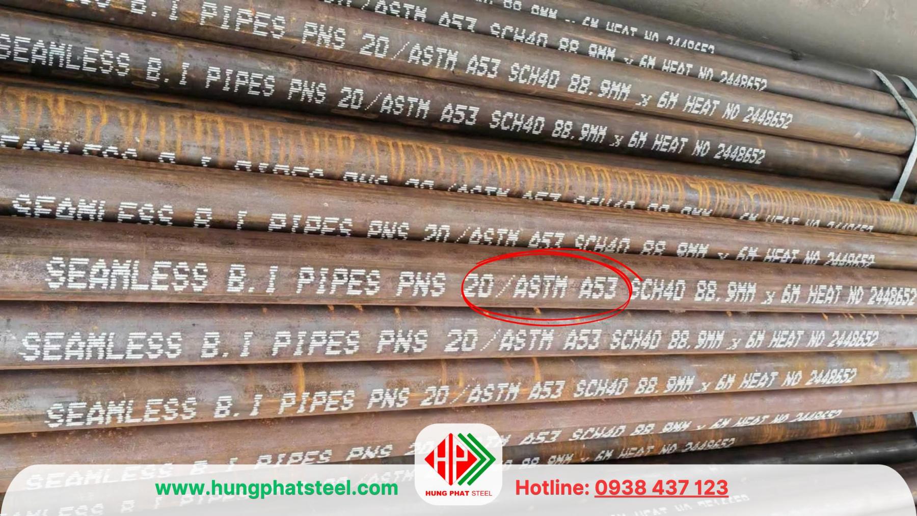 Ống thép đúc ASTM A53
