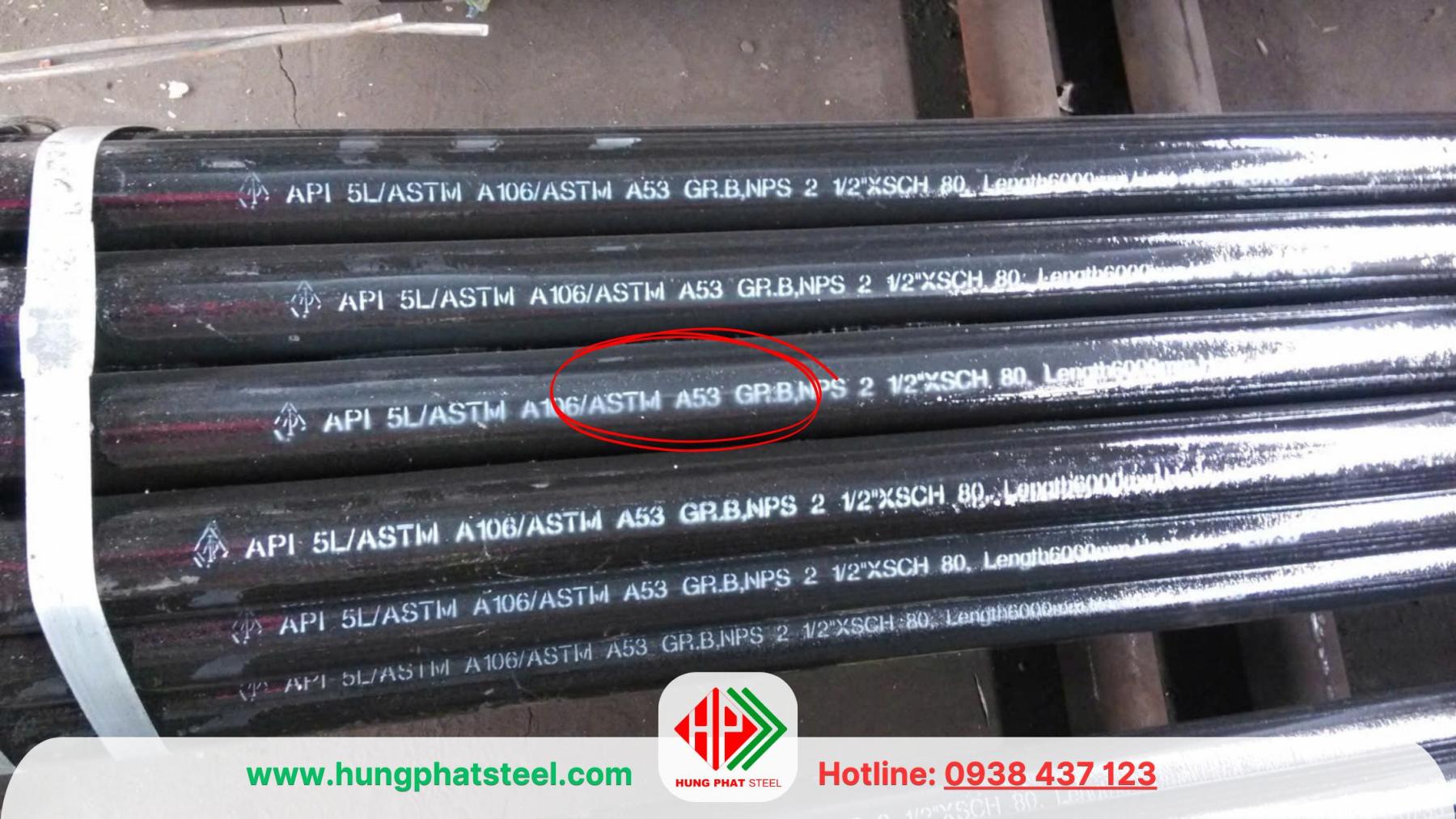 Ống thép đúc ASTM A53