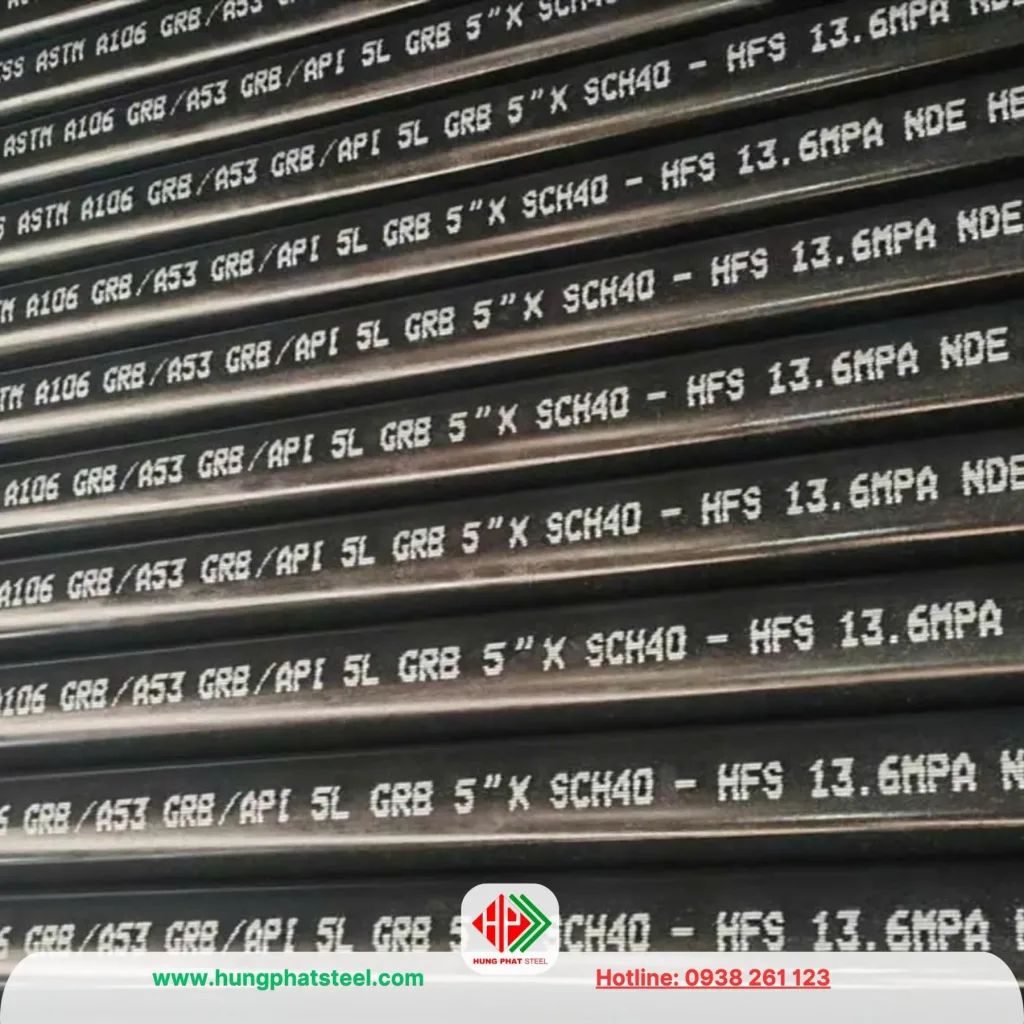 Ống thép đúc phi 114 - DN100 - 4inch