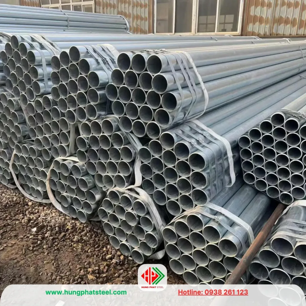 Ống thép mạ kẽm phi 76 DN65