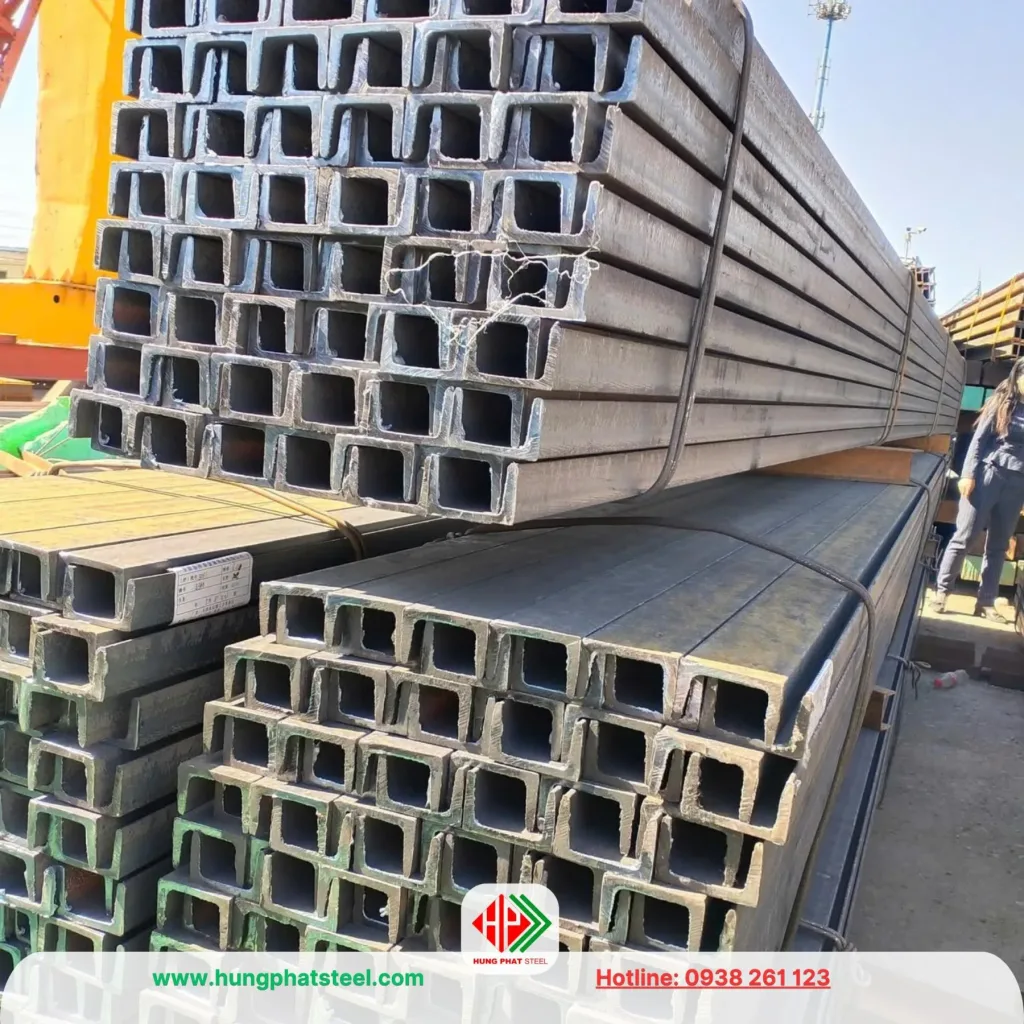 Thép hình U50 mạ kẽm