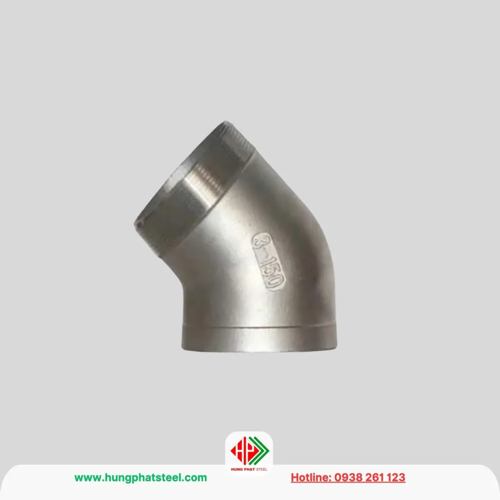 co điếu lơi 45 độ inox 304