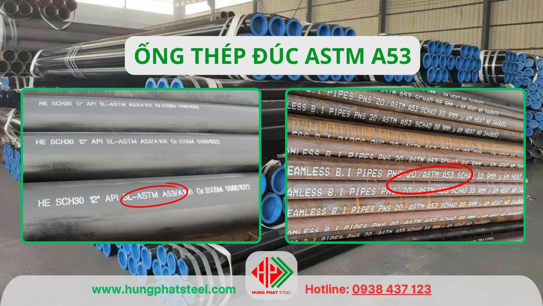 ống thép đúc ASTM A53