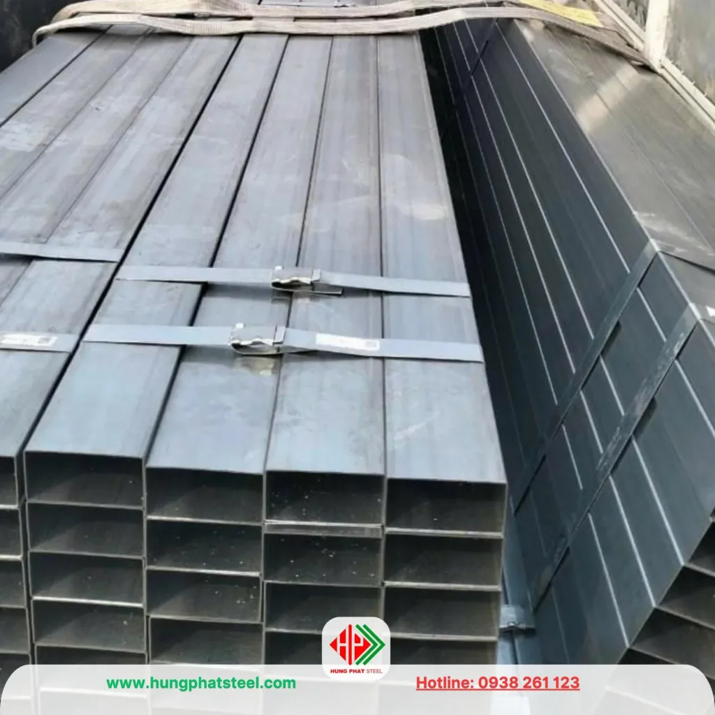 Thép hộp mạ kẽm 100x200
