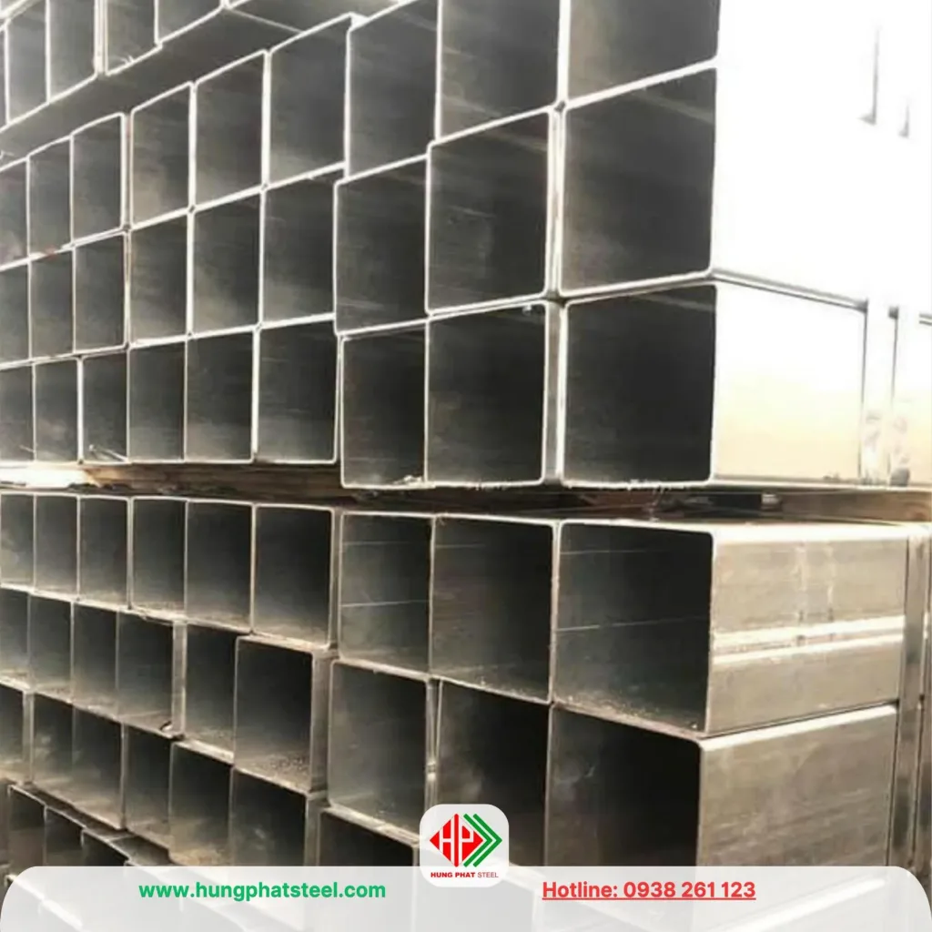 Thép hộp mạ kẽm 120x120