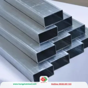 Thép hộp mạ kẽm 13x26
