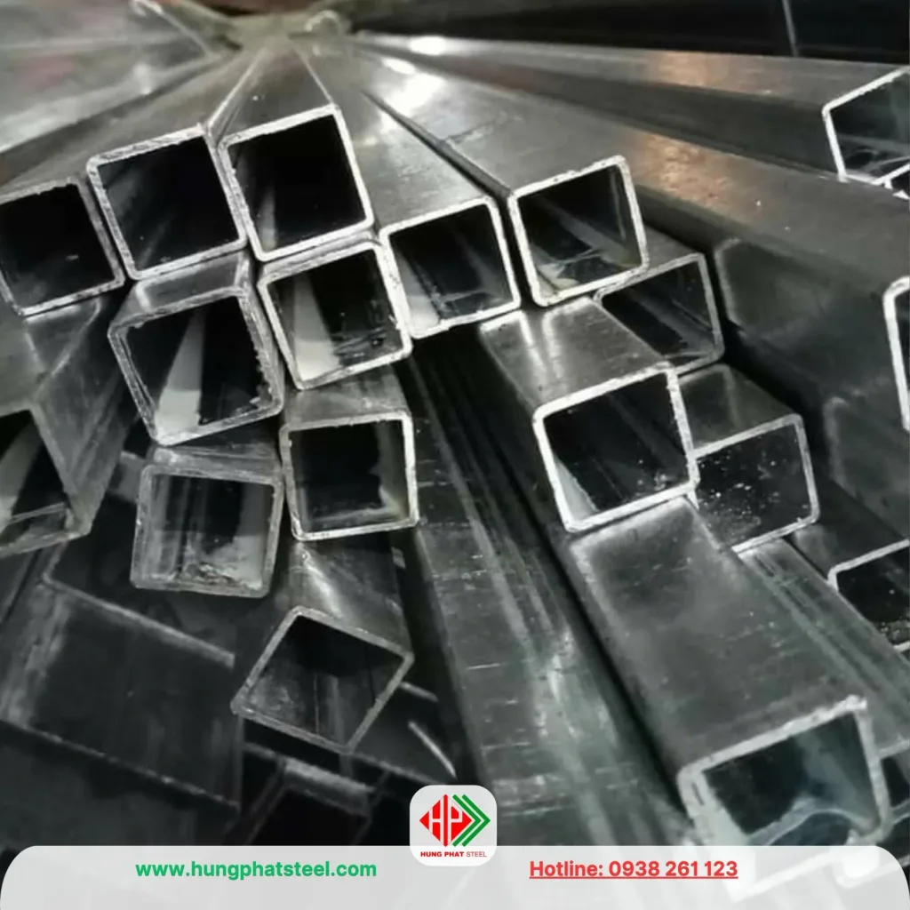 Thép hộp mạ kẽm 30x30