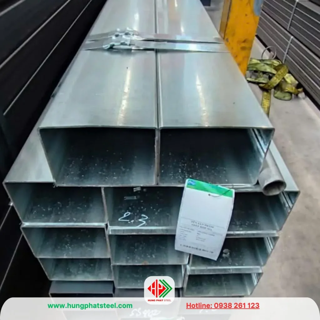 Thép Hộp Mạ Kẽm 50x100