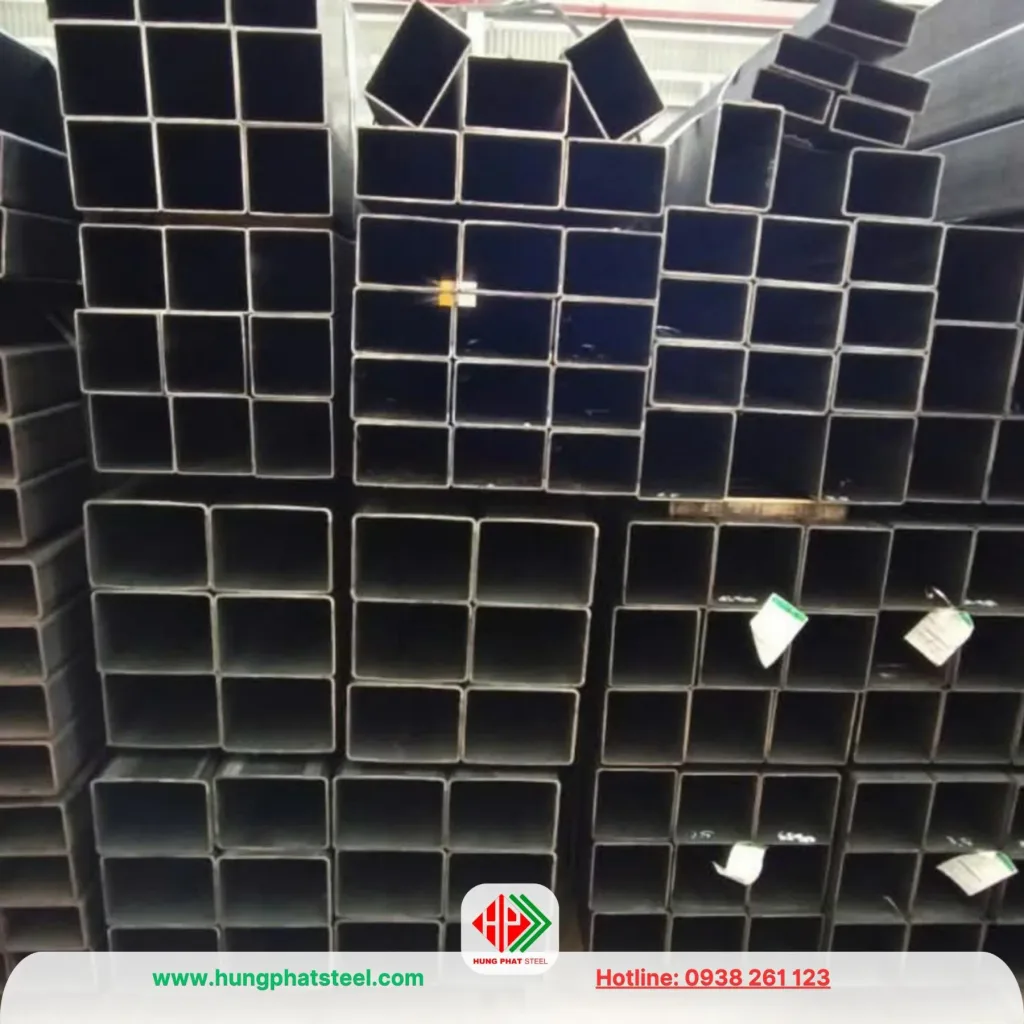 Thép hộp mạ kẽm 75x75