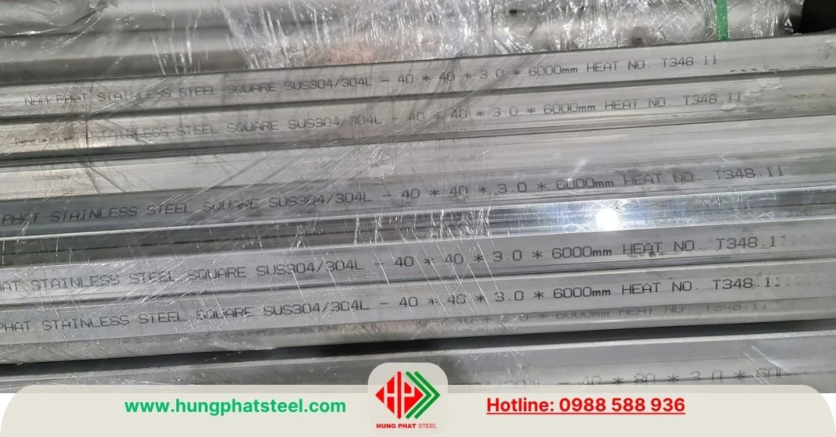 Hộp INOX 40x40 SUS304