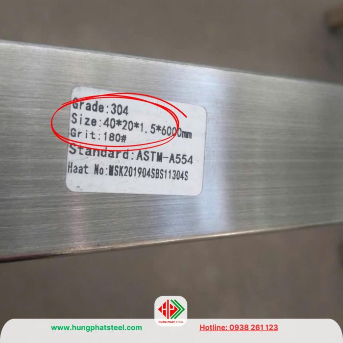 Hộp INOX 20x40 (SUS304/316/201) - Hình ảnh 2