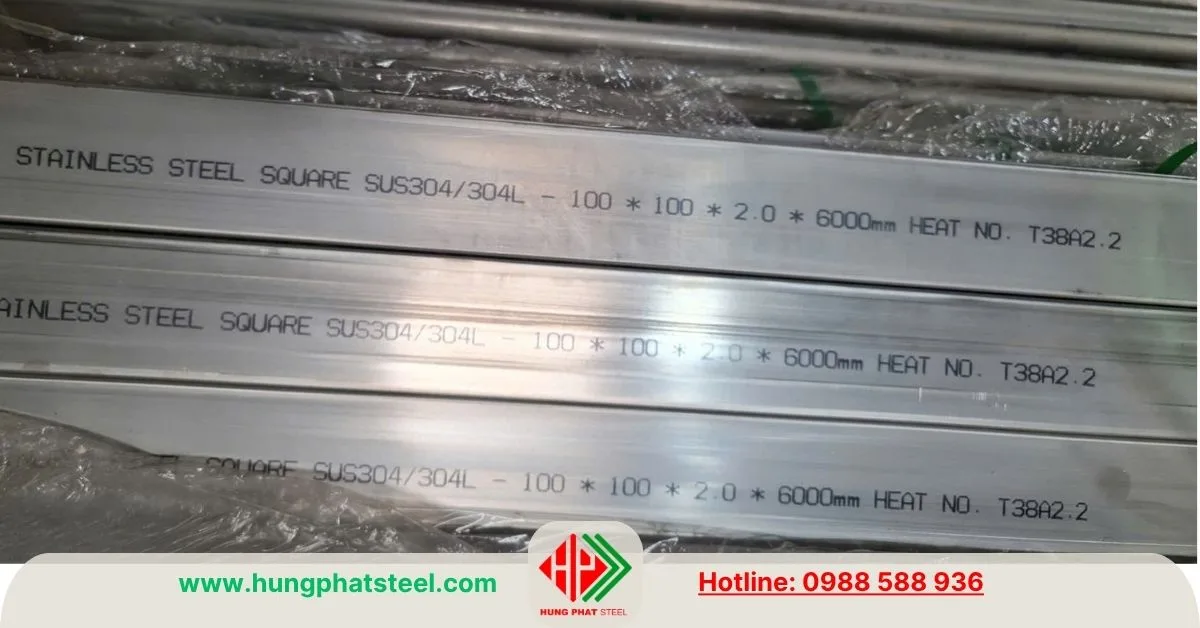 INOX Hộp 100x100 (SUS304)