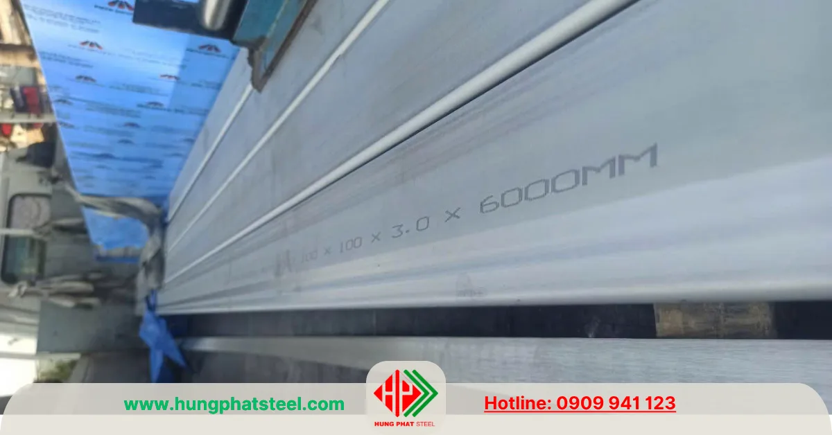 Inox hộp 100x100x3ly