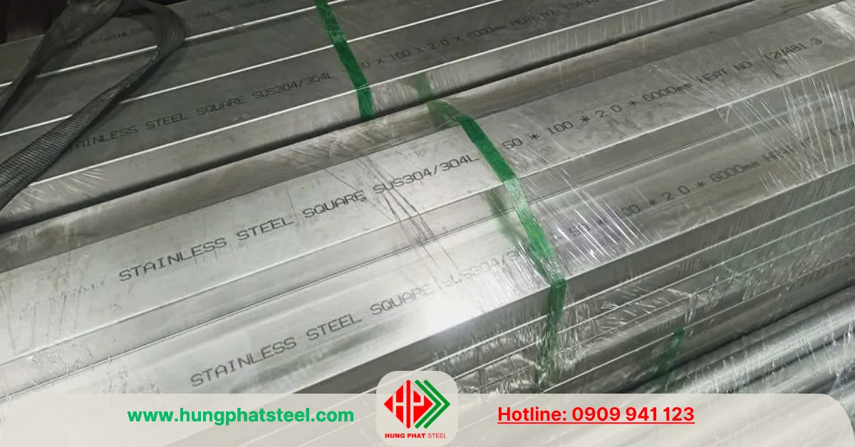 INOX hộp 50x100 INOX 304