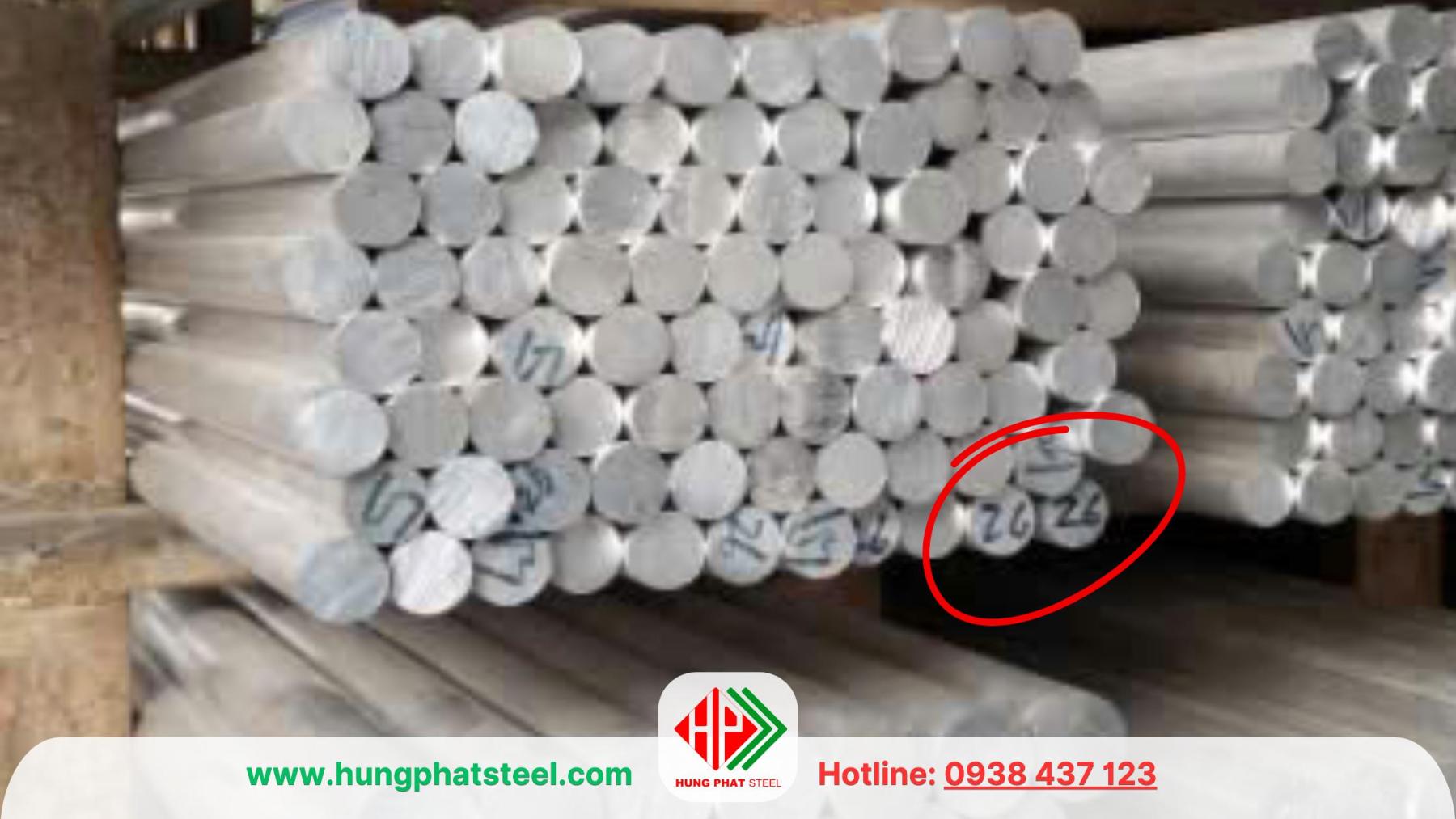 INOX tròn đặc phi 26 (láp đặc)