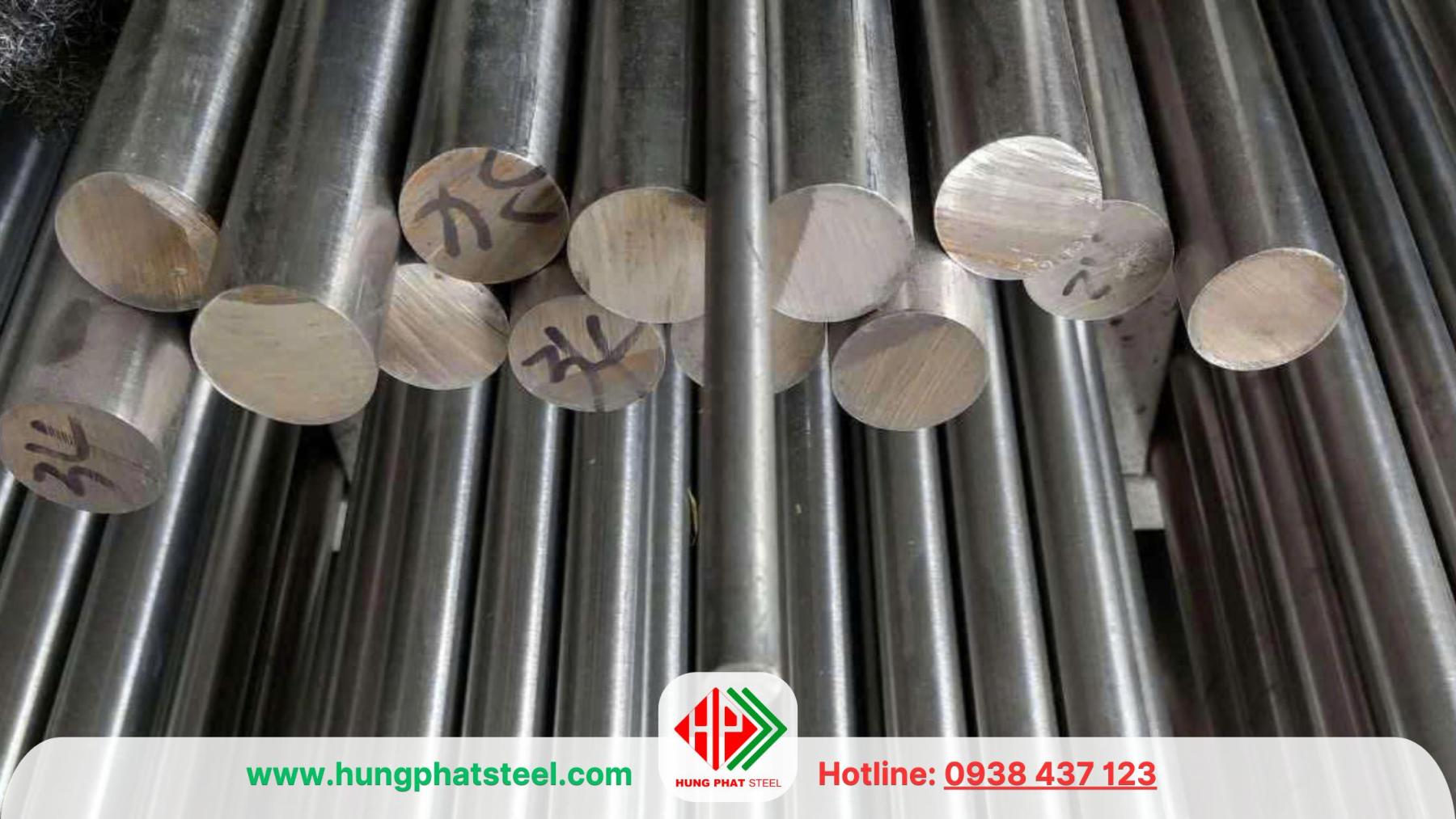 INOX tròn đặc phi 34