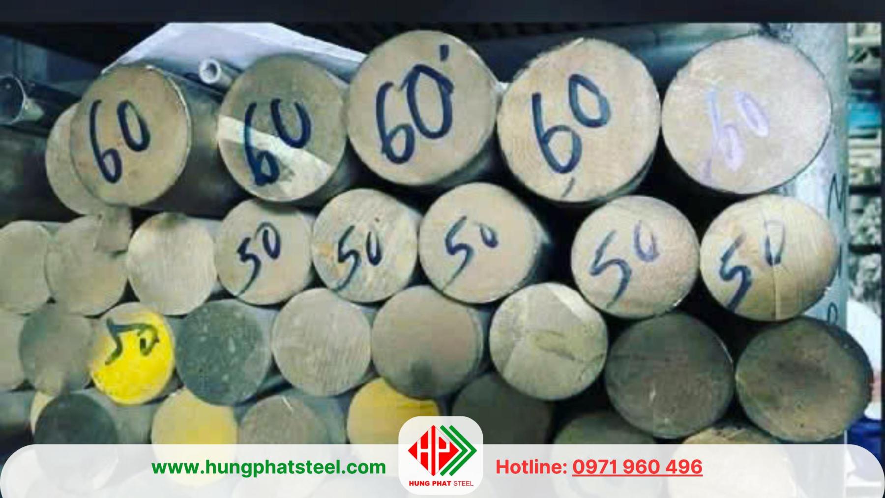 INOX tròn đặc phi 60