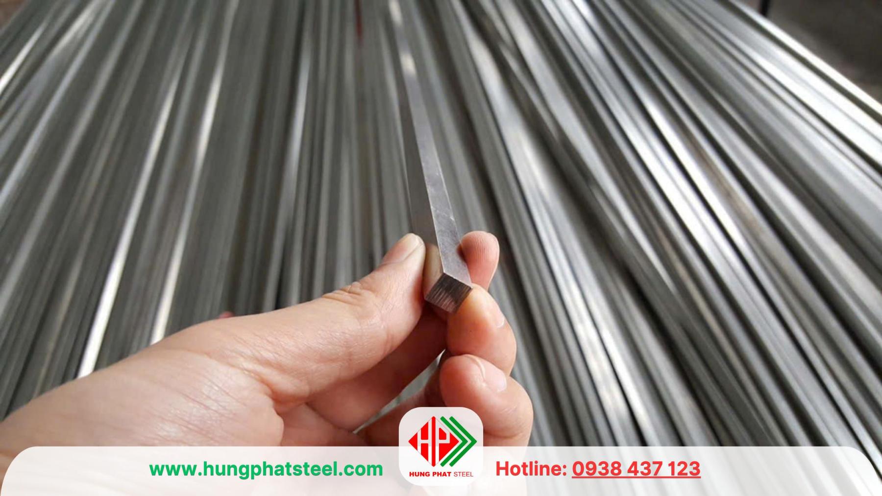 INOX vuông đặc 10x10