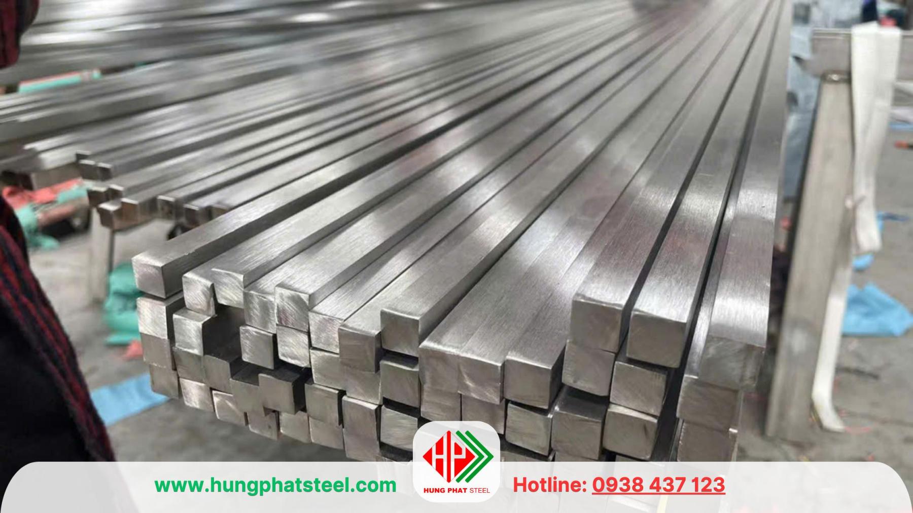 INOX vuông đặc 40x40