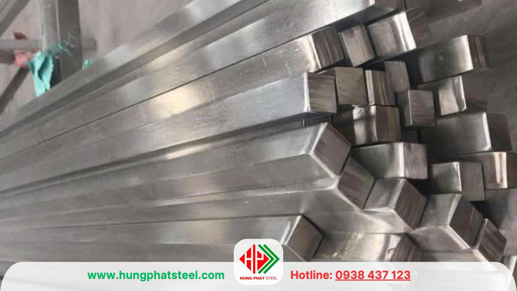 INOX vuông đặc 40x40