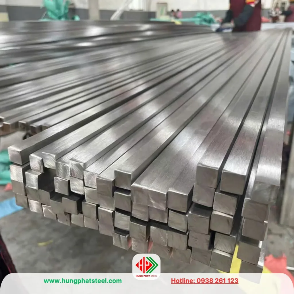 INOX vuông đặc 40x40
