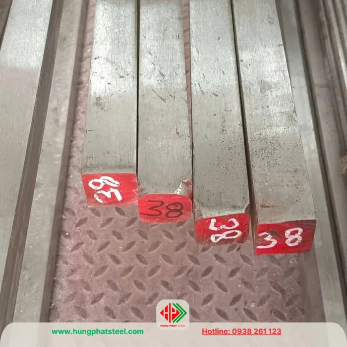 INOX vuông đặc 38x38