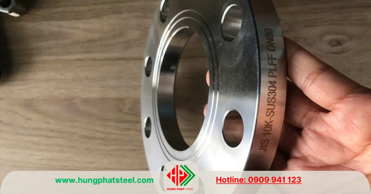 Mặt bích INOX phẳng không gờ (FF)