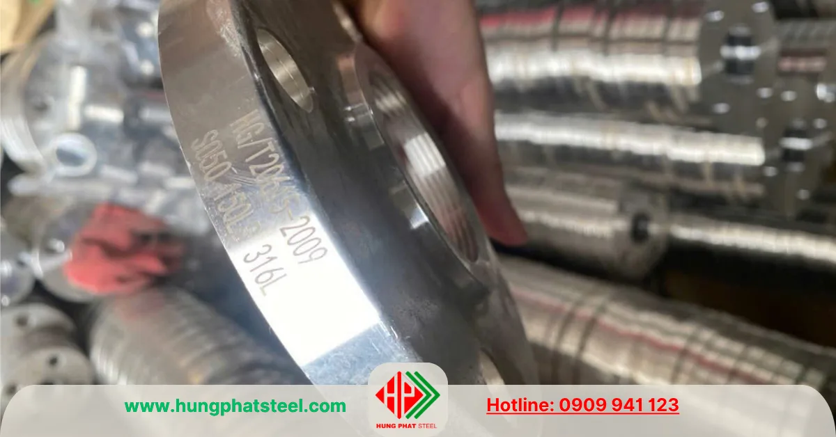 Mặt bích inox có ren