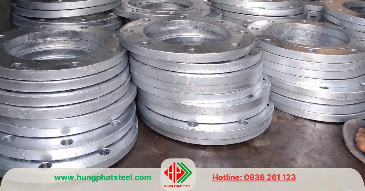 Mặt bích mạ kẽm nhúng nóng