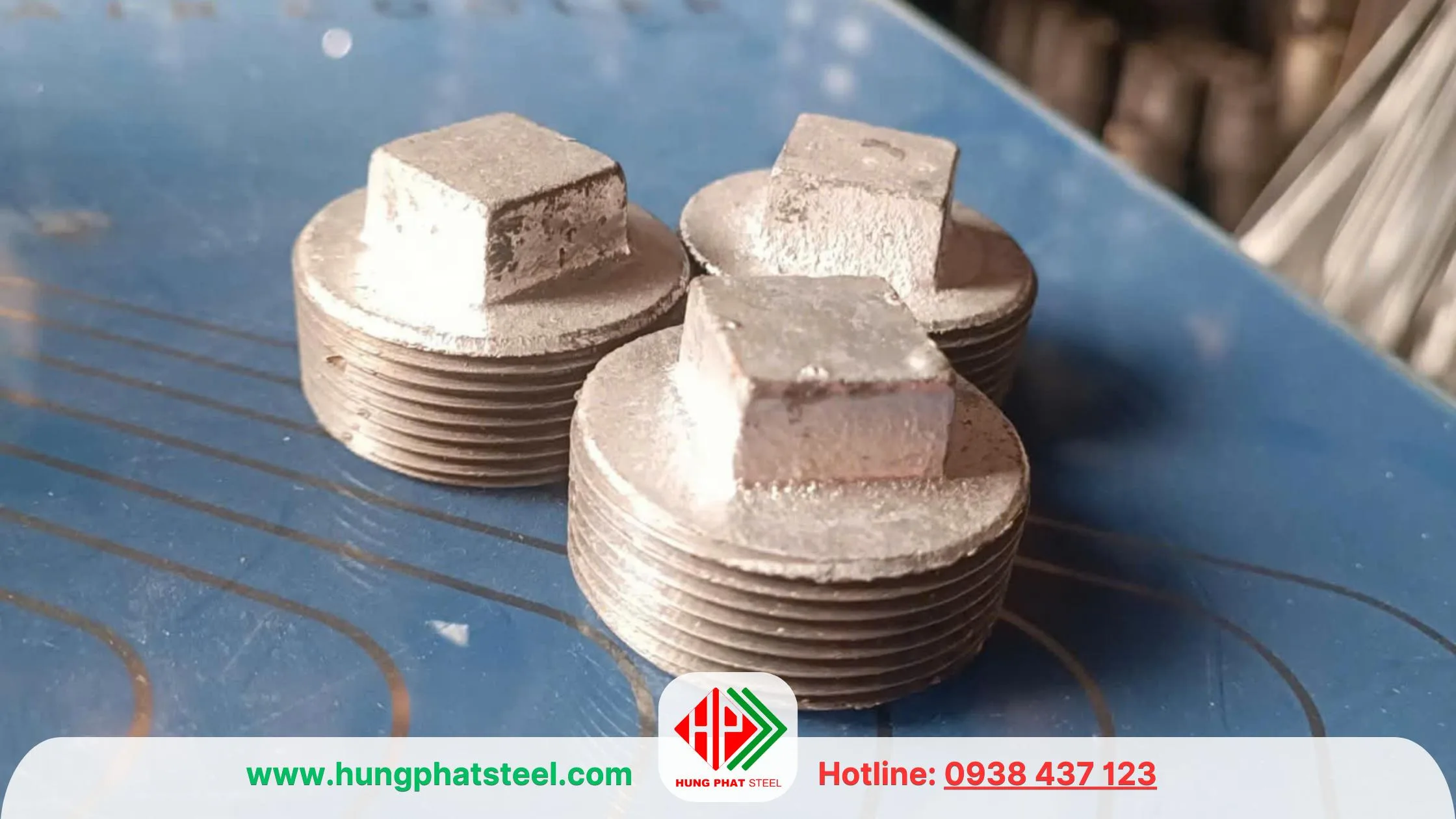Nút bịt ren ngoài mạ kẽm