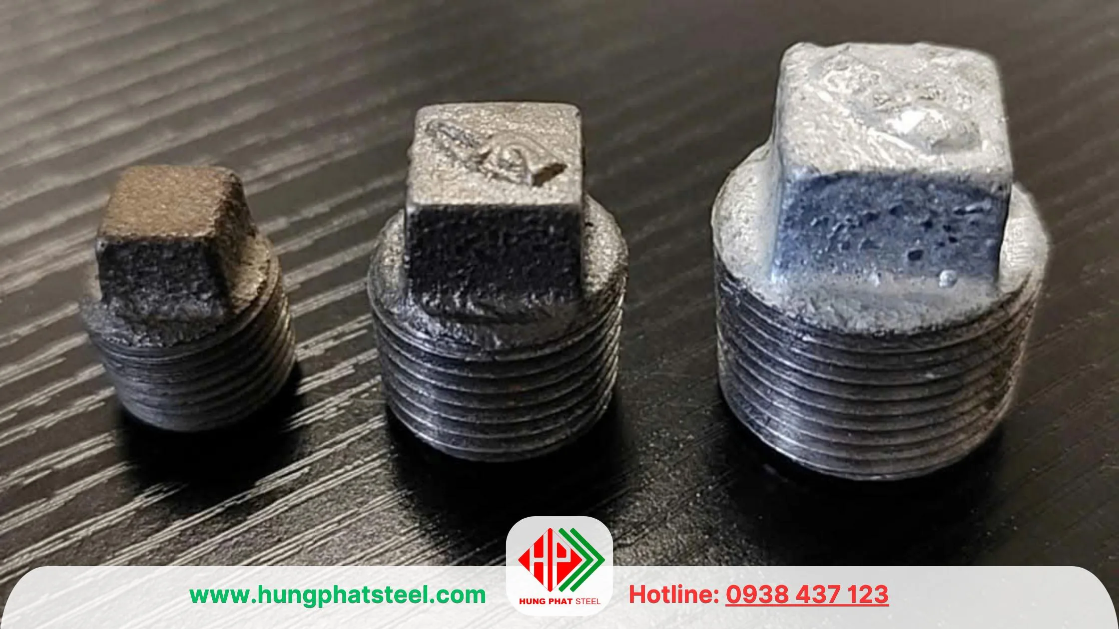 Nút bịt ren ngoài mạ kẽm