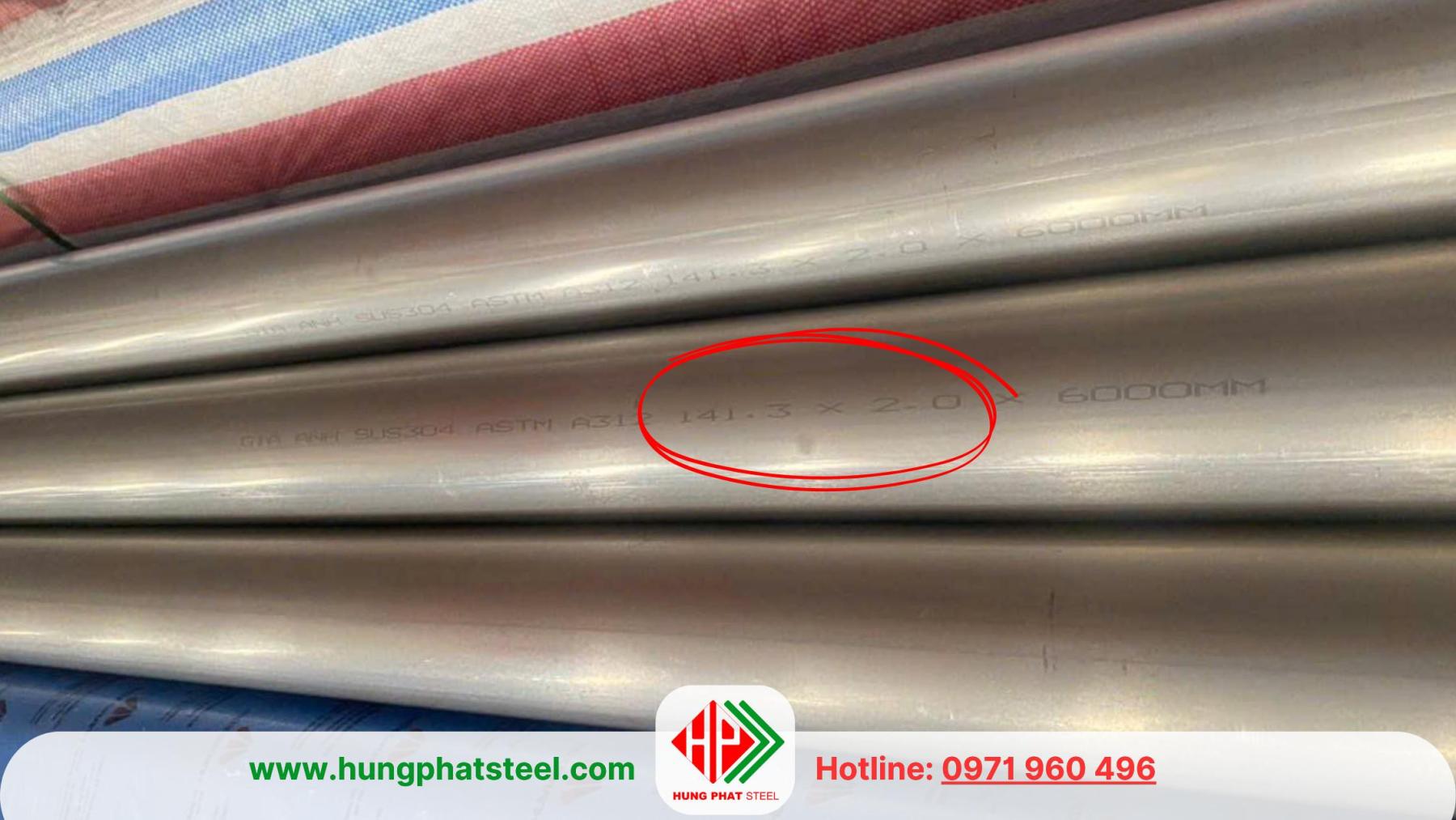 Ống INOX phi 114 - DN100