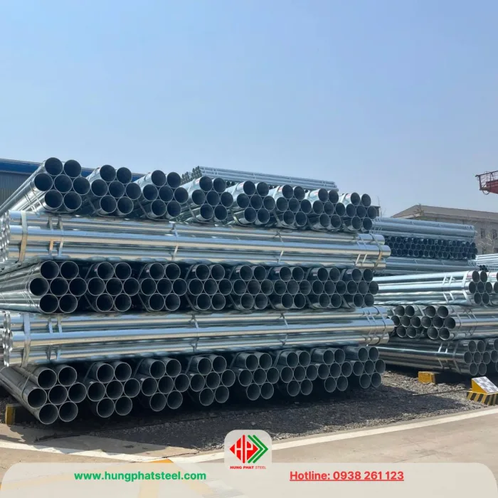 Ống thép mạ kẽm phi 140